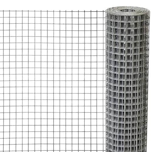 WINDHAGER 11254 - Square Galvanised Grid 13 mm - Small Mesh - 2.5 x 0.50 m - Easily Cut to Size
