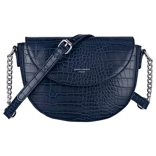 Oferta ograniczona: David jones - Damska Mała Torba na Ramię Krokodyla - Torebka Pikowana Skóra PU - Messenger Crossbody Bag - Torby Półksiężyc - Torba Wieczorowa Kopertówka - Modna Elegancka - Niebieski z 144.49 EUR na 144.49 EUR (znizka 0%)