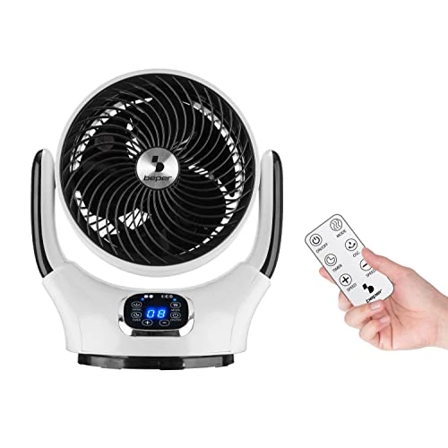 Oferta limitada: BEPER P206VEN260 Ventilador Silencioso Digital con Rotación Automática Inteligente - Ventilador de Mesa, 12 Velocidades, Temporizador de 12 Horas de 89.90 EUR a 43.98 EUR (ahorro 51%)