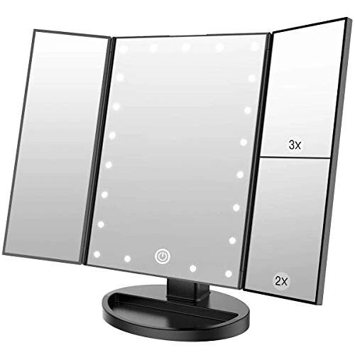Offerta a tempo: WEILY Specchio Trucco LED, 1X/2X/3X Ingrandimento, Touch Control - 0.00% da 43.31 € a 43.31 €