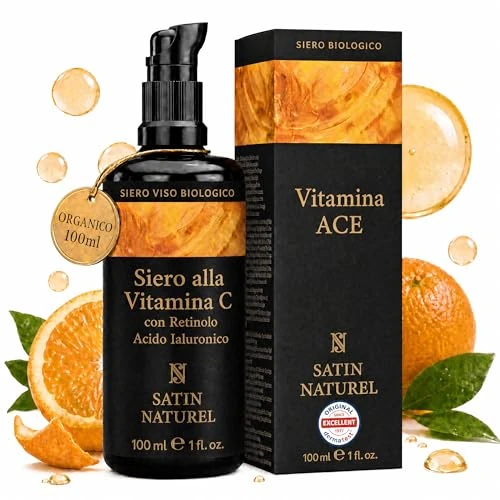 Offre limitée : Satin Naturel Sérum ACE Vitamine C au Rétinol & Acide Hyaluronique 100 ml de 16.99 € à 16.99 € (0.00% de remise)