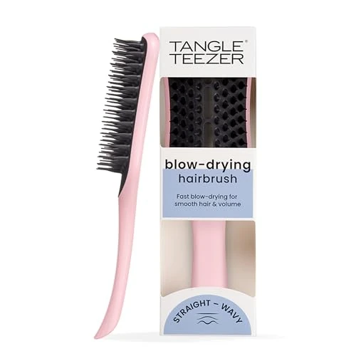 Limited-time offer: Tangle Teezer Easy Dry & Go Vented Hairbrush for Fine to Medium Wet Hair - Adds Volume, Smoothness & Shine - Blow Dry Hair Brush Cuts Down Time & Damage - Tickled Pink from 17.00 GBP to 13.60 GBP (save 20%)