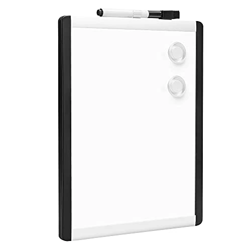 Tijdelijke aanbieding: Amazon Basics Whiteboard, uitwisbaar, magnetisch, plastic/aluminium frame, wit, 21,6 x 28 cm van 9.85 € naar 9.58 € (3% korting)