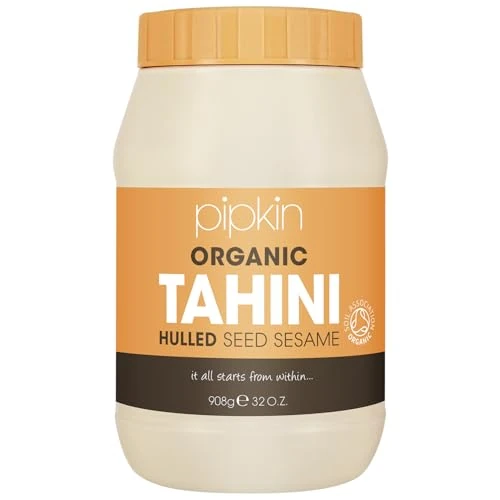 Offerta a tempo: Pipkin Crema Tahini 100% Biologica – Pasta di semi di sesamo etiopi tostati e pressati - Completamente naturale, Kosher, Vegana, Senza OGM - 0.00% da 15.99 € a 15.99 €