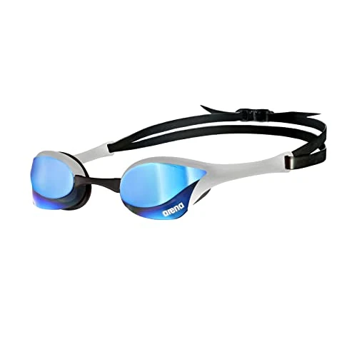 Offerta a tempo: ARENA Cobra Ultra Swipe Mirror Occhialini Nuoto da Gara Unisex Adulto, Occhialini Piscina con Lenti a Specchio Curve, Anti-Appannamento, Protezione UV, 5 Ponti Nasali Intercambiabili - 33% da 75.00 € a 49.95 €