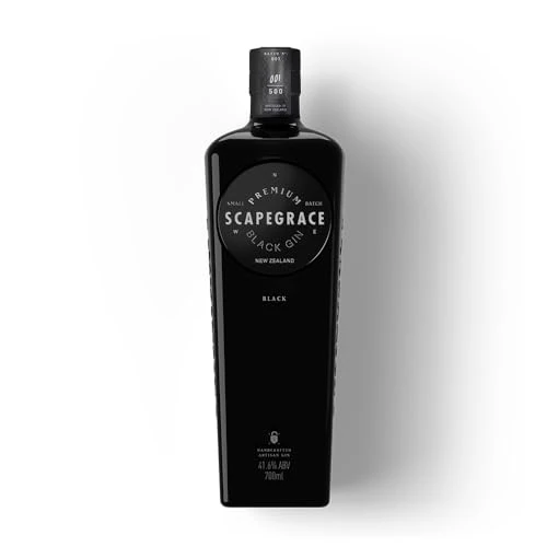 Limitiertes Angebot: SCAPEGRACE Black 41,6% - Premium Gin - Small Batch Gin - Natürlich schwarze Farbe, die sich unter Zugabe von Tonic Water verändert - 70cL von 40.26 EUR auf 40.26 EUR (Spare 0%)