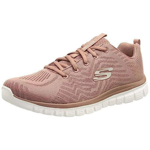 Offerta a tempo: Skechers Graceful Get Connected, Sneaker da donna, finiture in rete malva, 39,5 EU - 42% da 59.95 € a 34.99 €