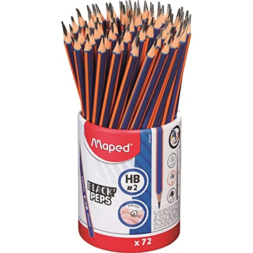 Oferta limitada: Maped LAPIZ GRAFITO PLASTICO HB BOTE de 72 uds, MAPED 850859 de 11.02 € a 11.02 € (ahorro 0.00%)