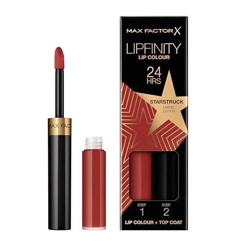 Offerta a tempo: Max Factor, Lipfinity Lip Colour Tinta Labbra Matte Lunga Durata E Gloss Idratante, Applicazione Bifase, Edizione Limitata, 90 Starstruck — 28% da 21,50 € a 15,38 €