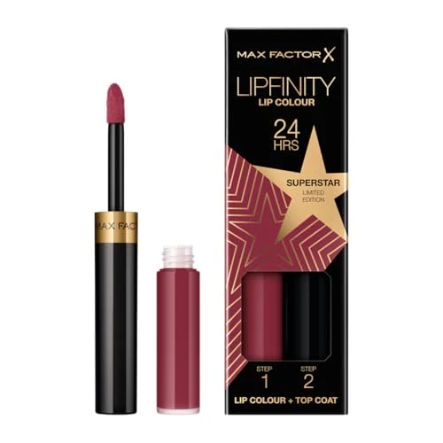 Limited offer: Max Factor Lipfinity Lip Colour 2 Step Rising Stars Collection 86 Superstar from 21.50 EUR to 9.60 EUR (save 55%)