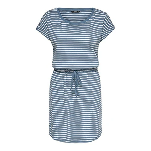 Offerta a tempo: Only Onlmay Life S/S Dress Noos Vestito, Blu (Blue Mirage), XS Donna - 0.00% da 12.99 € a 12.99 €