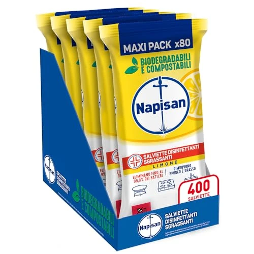 Napisan Multi-Surface Wipes Lemon