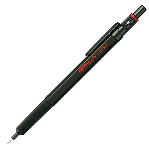 Offerta a tempo: rOtring 600 portamine | 0,5 mm | corpo interamente in metallo verde | impugnatura zigrinata antiscivolo e corpo esagonale - 42% da 37.30 € a 21.79 €