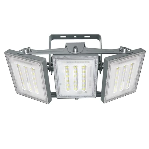 Zeitlich begrenztes Angebot: STASUN 150W LED Flutlicht Außen, 15000LM Superhell LED Fluter Flutlicht Außenstrahler, IP66 Wasserfest, 6000K Tageslicht, 3 Flutlicht mit verstellbarem Kopf unter, für Garten, Garage, Hotel ect. von 145.99 € auf 59.99 € (58.91