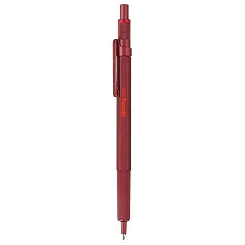 Offerta a tempo: rOtring 600 - Penna a sfera ricaricabile, punta media, Inchiostro Nero, Fusto rosso - 52% da 41.99 € a 20.29 €