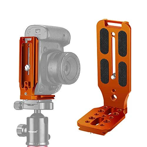 Zeitlich begrenztes Angebot: NEEWER L förmige Halterung,vertikale QR Platte,universelle DSLR Kamera,L Halterung mit 1/4" Schraube Arca Basis,kompatibel mit DJI Ronin Zhiyun Weebill Nikon Canon Sony Panasonic DSLR Kamera(Orange) von 29.90 € auf 28.44 € (5%