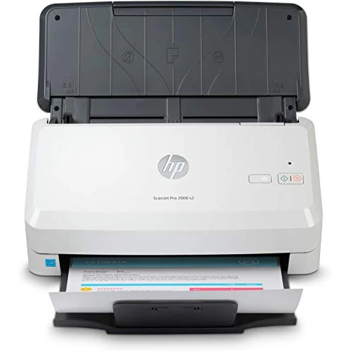 Offerta a tempo: HP ScanJet Pro 2000 s2 6FW06A, Scansione fronte e retro in un solo passaggio, 35 ppm e 70 ipm, Professionale per Documenti e Immagini, Compatto, piccolo e sottile, HP Scan, Bianco - 33% da 349.00 € a 234.00 €