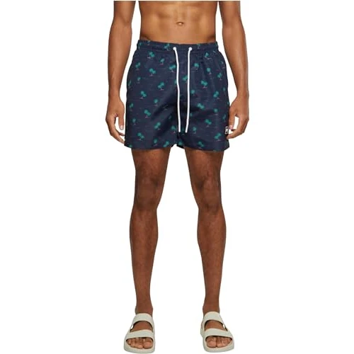Offerta a tempo: URBAN CLASSICS Costume da Bagno Uomo, Pantaloncini da Bagno ad Asciugatura Rapida, Boxer da Bagno Surf e Attivitá Sportiva, Colore island aop, 3XL - 0.00% da 19.49 € a 19.49 €