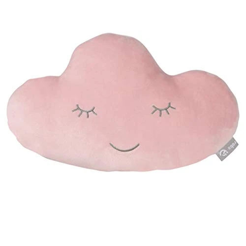 Begrenztes Angebot: roba Kuschelkissen in Wolken Form - roba Style - Weiches Dekokissen für Baby- & Kinderzimmer - für Mädchen & Jungen - Rosa / Mauve von 14.93 EUR auf 12.09 EUR (Rabatt 19%)