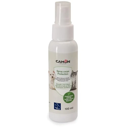 Oferta limitada: Camon Spray Corporal para Perros y Gatos, citronela y Aceite de neem – Protection Line – Protección Natural sin parásitos e Insectos de 14.73 € a 14.73 € (ahorro 0.00%)