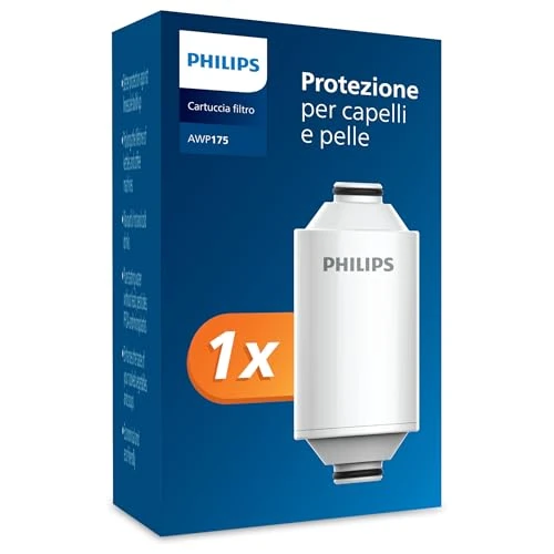 Offerta a tempo: Philips Water Aqua Solutions Filtro per Sistema filtrante in linea contro cloro, impurità e calcare - 32% da 24.99 € a 16.89 €