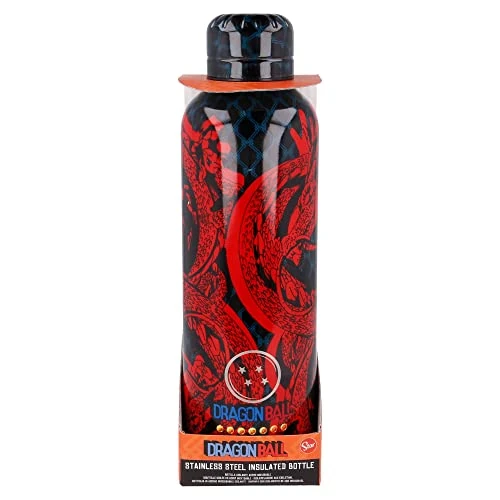 Limited offer: Stor Stainless Steel Bottle 515 ml Dragon Ball, Black, Medium from 32.93 EUR to 23.12 EUR (save 30%)