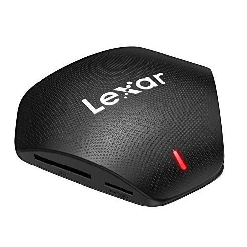 Lexar Professional Multi-Card 3-in-1 USB 3.1 Lector, Hasta 312 MB/s para Tarjeta SD/Micro SD/CompactFlash, 160 MB/s, Adaptador Incluye cable (LRW500URBAMZN)