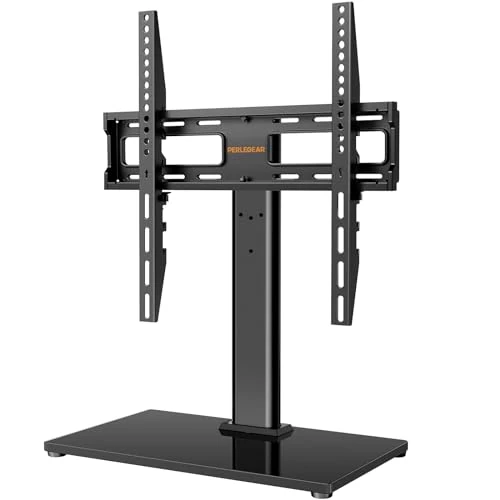 Oferta ograniczona: Stojak na telewizory 32-60 cali - Obrotowy uchwyt TV o regulowanej wysokości z podstawą ze szkła hartowanego, maksymalna VESA 400x400 mm, pojemność 40 kg z 130.08 EUR na 130.08 EUR (znizka 0%)