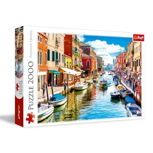 Oferta limitada: Trefl, Puzzle, Isla Murano, Venecia, de 2000 Piezas, Italia, Paisaje, Vista romántica, Rompecabezas de Vacaciones, para Adultos y niños a Partir de 12 años de 18.99 EUR a 18.99 EUR (ahorro 0%)