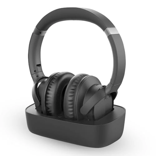 Oferta limitada: Avantree Ensemble – Auriculares Inalámbricos TV Televisión para Personas Mayores con Clear Voice, Diseño Cómodo, Base de Carga, 35h de Autonomía, Funcionan con TV con Salida óptica/AUX y Bluetooth de 119.99 EUR a 89.99 EUR (ahorro 25%)