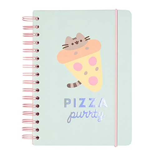 Offerta a tempo: Grupo Erik Pusheen Quaderno Appunti A5 | Taccuino con Anelli | Bullet Journal Puntinato, Copertina Rigida, Tasca Interna, 180 Pagine, Cancelleria Scuola, Gatto Gadget - 19% da 7.95 € a 6.40 €