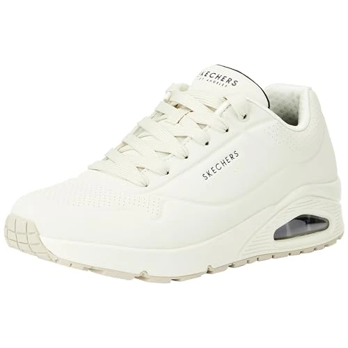 Oferta limitada: Skechers Uno Stand On Air, Zapatillas Hombre, Off White Durabuck Mesh, 45 EU de 79.95 EUR a 61.70 EUR (ahorro 23%)
