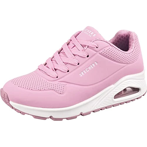 Offerta a tempo: Skechers Uno - Stand On Air, Sneaker Bambine e ragazze, Pink Pu Trim, 30 EU - 46% da 69.95 € a 37.48 €