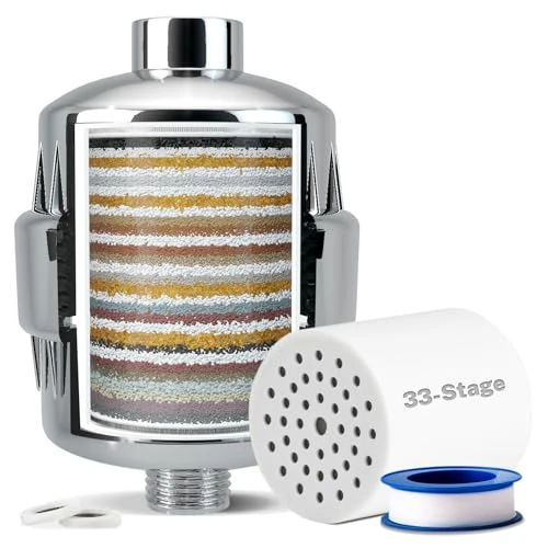 Offerta a tempo: iSpring SF2S Filtro Doccia ad Alta Capacità per Acqua Dura, 33 Stadi - 0.00% da 21.99 € a 21.99 €