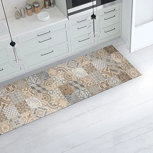 Oferta limitada: CREARREDA Alfombra de Cocina de Vinilo Antideslizante y Lavable, 100% Made in Italy, 240x50 cm de 44.90 EUR a 38.17 EUR (ahorro 15%)
