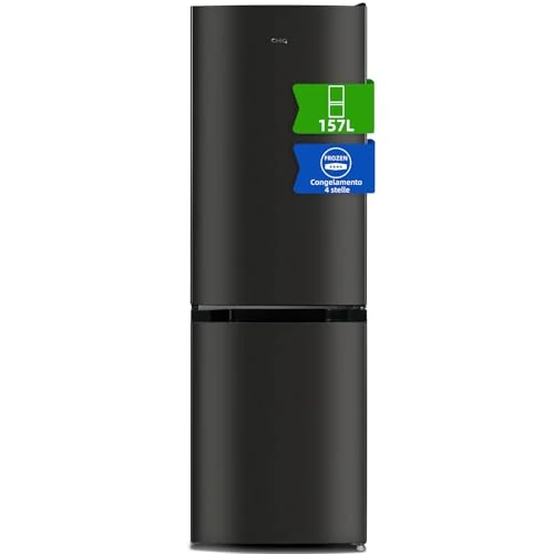 CHIQ FBM157L42 lodówka wolnostojąca z zamrażarką 157 l, zamrażarka, niska mroźna, wysokość 144 cm, szerokość 47 cm, ultralekka 39 dB