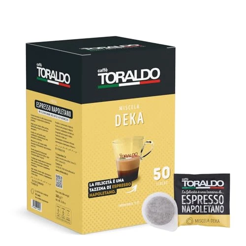 Offerta a tempo: Caffè Toraldo Miscela Decaffeinato 50 Cialde - 0.00% da 14.00 € a 14.00 €