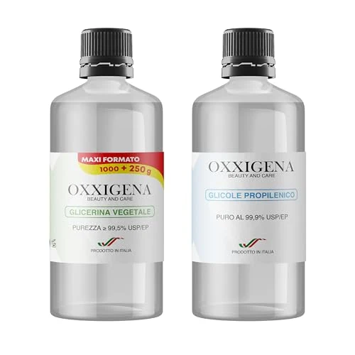 Zeitlich begrenztes Angebot: Glycerin pflanzlich 1L (1000ml) + Propilenglykol 1L (1000ml) von 28.55 € auf 28.55 € (0.0% Rabatt)