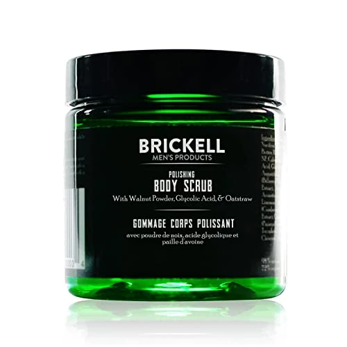 Oferta limitada: Brickell Men's Exfoliante corporal pulidor para hombres, exfoliante corporal natural y orgánico para eliminar la suciedad, prevenir imperfecciones e iluminar la piel, 236 mL de 22.00 EUR a 17.60 EUR (ahorro 20%)