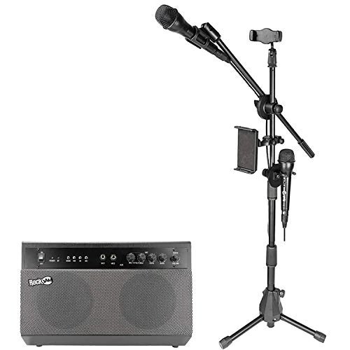 Limited-time offer: RockJam Premium Performer 100-watt Bluetooth Karaoke Machine & PA System with Two Karaoke Microphones from 109.99 GBP to 103.44 GBP (save 6%)