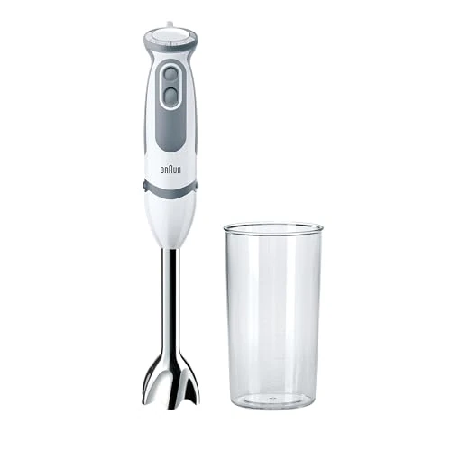 Braun House Hold mq5200 Hand Blender, Plastic, White/Grey