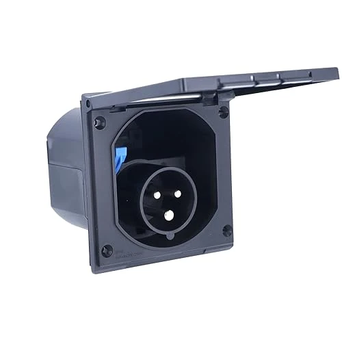 Offerta a tempo: as - Schwabe Spina CEE per caravan - 230 V / 16 A spina da esterno con coperchio incernierato - Spina tripolare per caravan - Per uso esterno - IP44 - Made in Germany - Nero I 61493 - 21% da 26.71 € a 20.98 €
