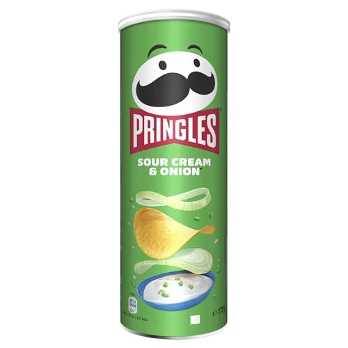 Pringles Sour Cream & Onion Chips | Einzelpackung 175g