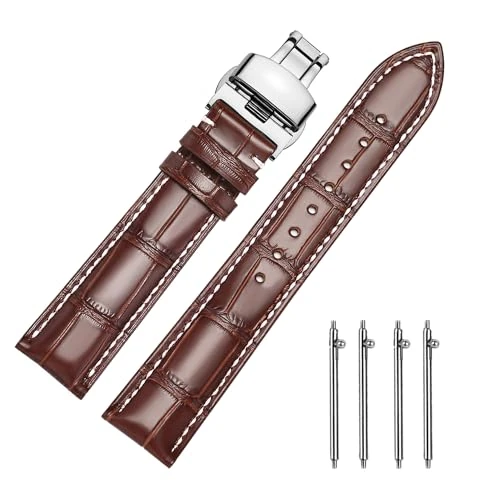 Offre limitee: MUENShop Bracelet Cuir 18mm 19mm 20mm 21mm 22mm 23mm 24mm Fixation Rapide Watch Bracelet de Remplacement Cuir de 17.99 EUR a 17.99 EUR (economie 0%)