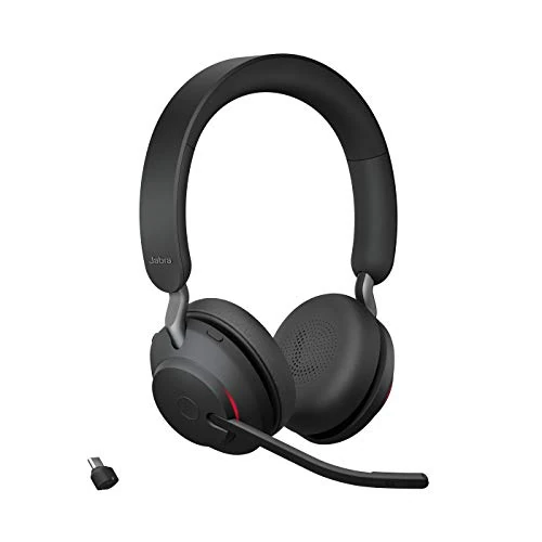 Tijdelijke aanbieding: Jabra Evolve2 65 Draadloze Headset – UC-gecertificeerde Stereokoptelefoon met Noise Cancelling en Lange Batterijduur – USB-C Bluetooth Adapter – Zwart van 157.65 EUR naar 140.31 EUR (korting 11%)