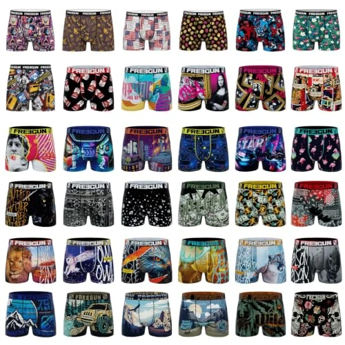 Zeitlich begrenztes Angebot: Boxershorts Herren Sport, Unterhosen Männer, 3er-Pack, Schwarz MLT (S) von 24.90 € auf 19.50 € (22% Rabatt)