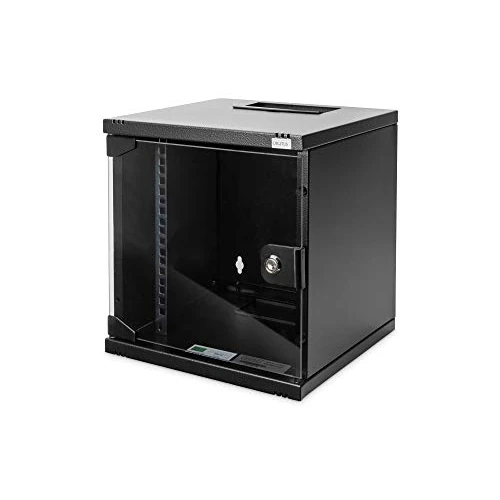 Limited-time offer: DIGITUS Network cabinet 10 inch - 6U - wall mounting - HxWxD 330x312x300mm - load capacity 30kg - useful depth 250mm - black from 77.12 £ to 77.12 £ (save 0.00%)