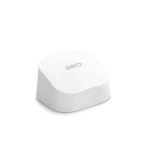 Router wi-fi mesh Amazon eero 6 | Fino a 140 m² | Connessione di oltre 75 dispositivi | Estende la rete eero esistente | Confezione da 1 | Modello 2021