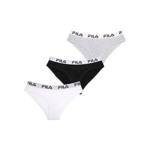 Oferta limitada: FILA Bragas Mujer Algodón, Ropa Interior Femenina, cómoda y suave (lote de 3) de 28.90 EUR a 19.25 EUR (ahorro 33%)