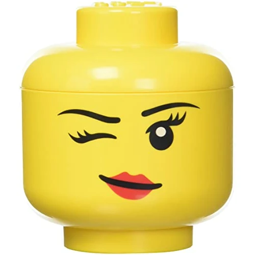Limited-time offer: LEGO STORAGE HEAD (MINI) - WINKING - Polypropylene Storage Box with Lid for Kids' Toy Storage, Stackable Organizer, and Fun Storage Solution for LEGO Enthusiasts and Beyond from 11.50 £ to 11.50 £ (save 0.00%)